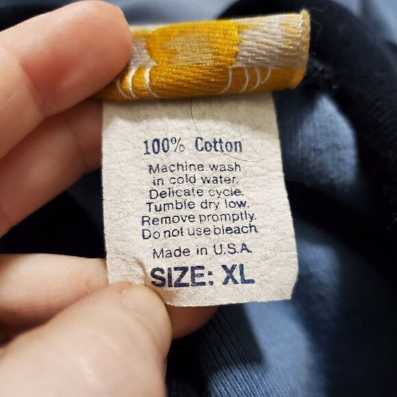 VTG Adidas Expo Sports Wear Polo Shirt Size XL Blue Logo 3 Button Rare USA Mens - Picture 12 of 12